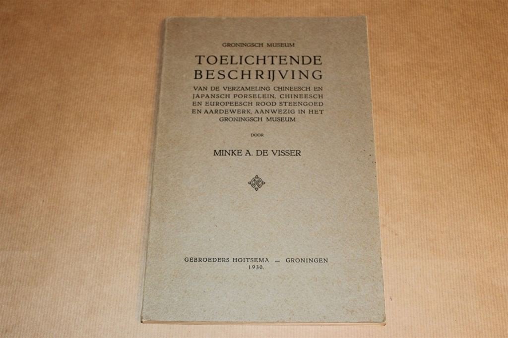 Catalogus porselein, aardewerk - Gron Museum 1930 !!, Antiek en Kunst, Ophalen of Verzenden