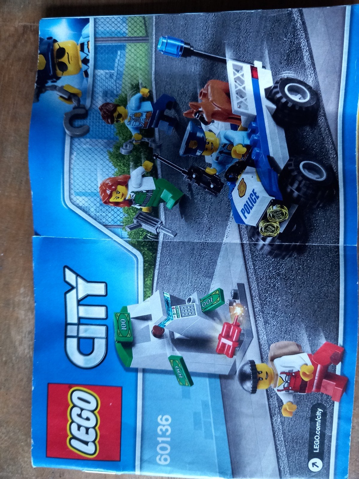 lego city politie 60136 geld automaat, Kinderen en Baby's, Ophalen of Verzenden, Zo goed als nieuw