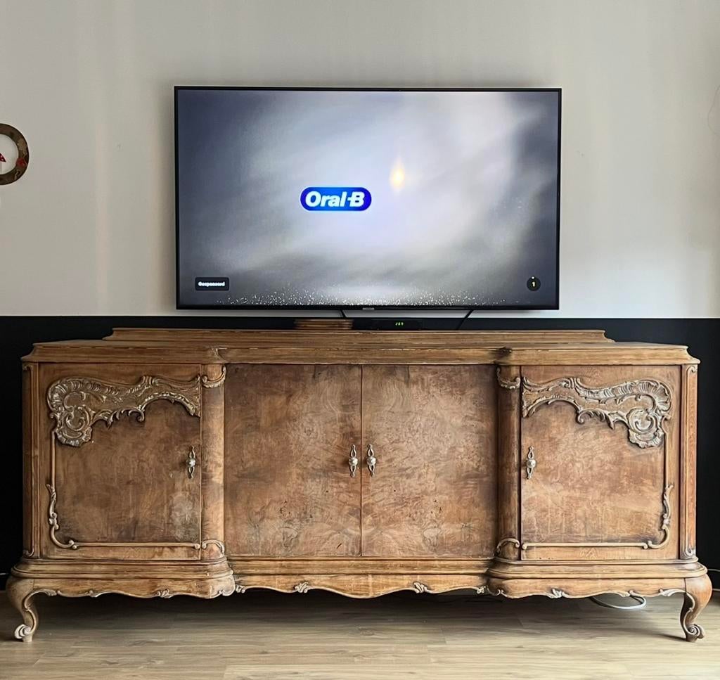 Queen Ann Dressoir, Ophalen, Gebruikt, 200 cm of meer, Met deur(en)