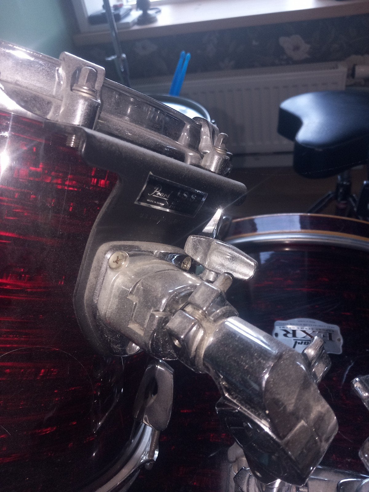 Foto 6 van Pearl EXR Drumstel - Compleet met bekkens en hardware