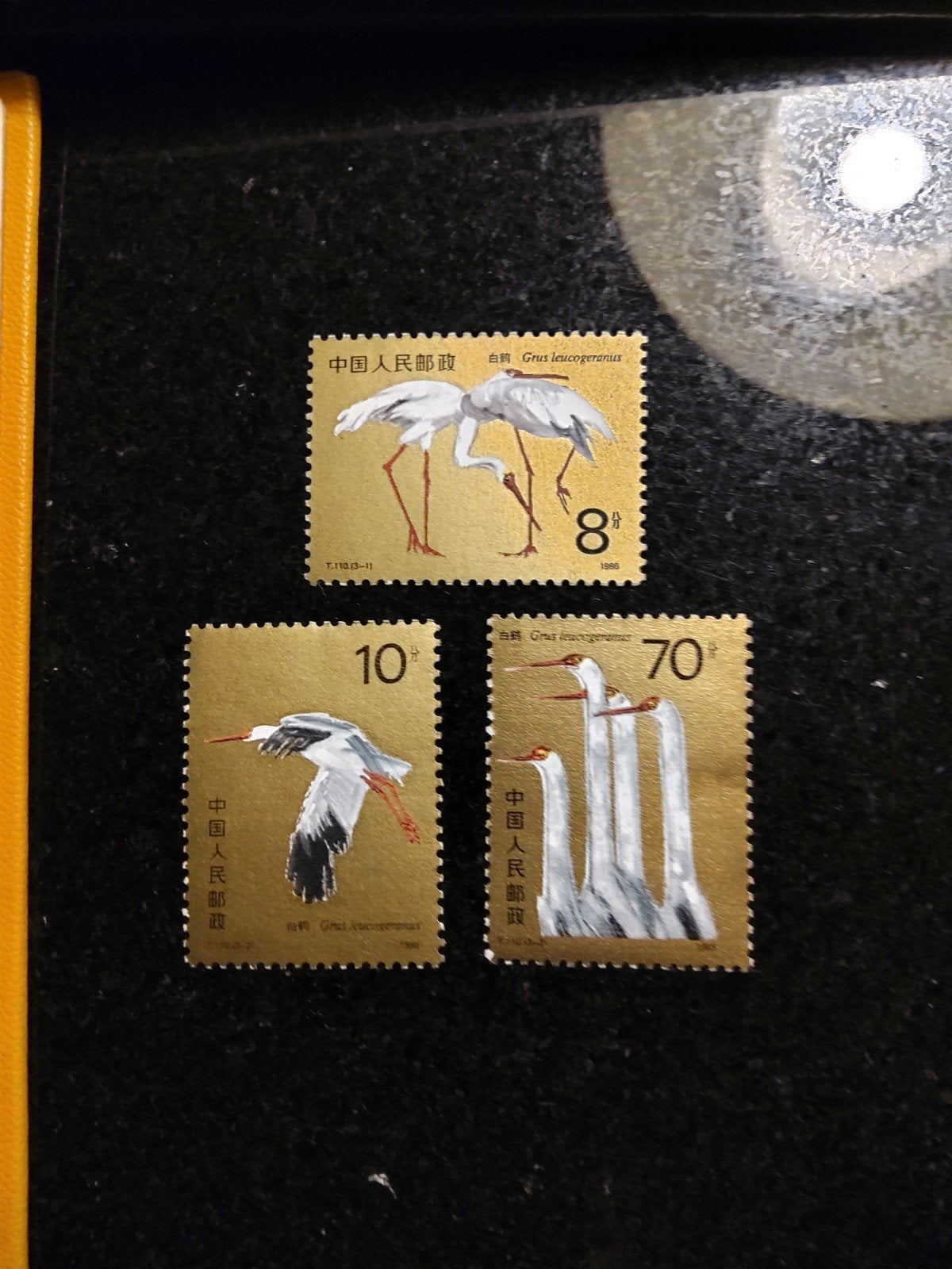 China serie kraanvogels goud, Ophalen of Verzenden, Centraal-Azië
