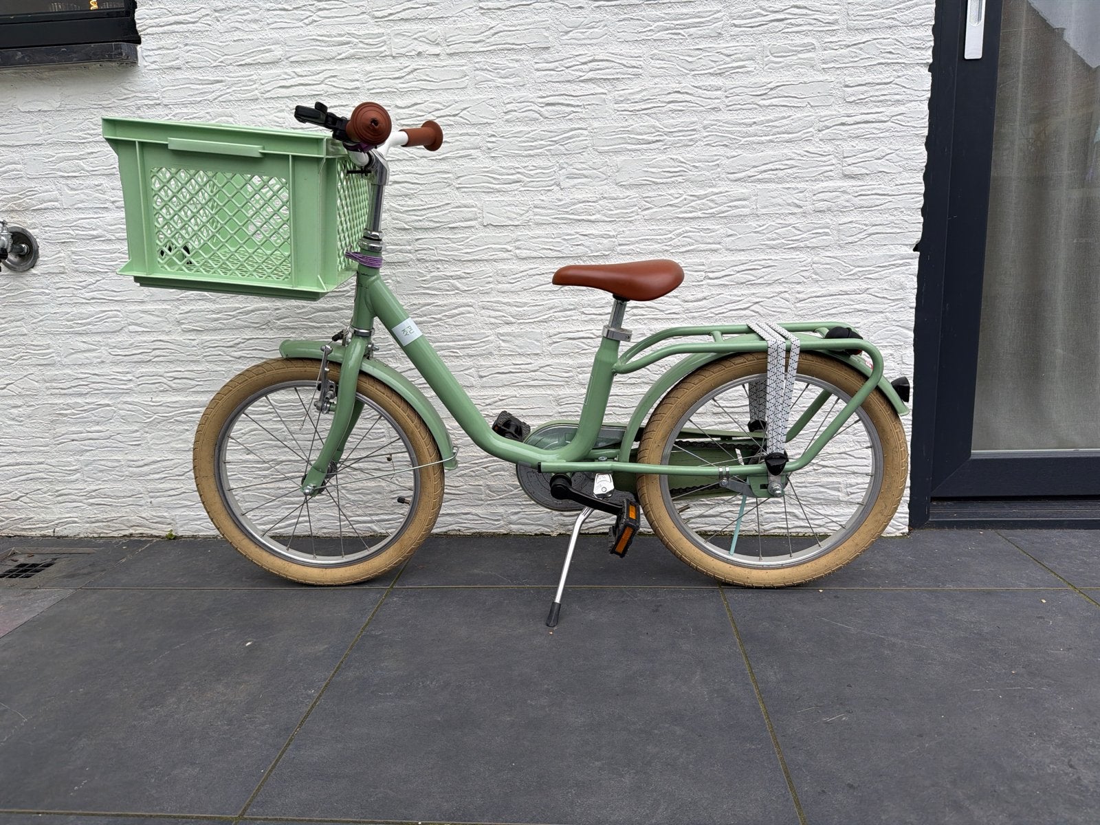 Puky Kinderfiets 18inch met mandje en terugtraprem, Fietsen en Brommers, Ophalen, Zo goed als nieuw, Terugtraprem, 16 tot 20 inch