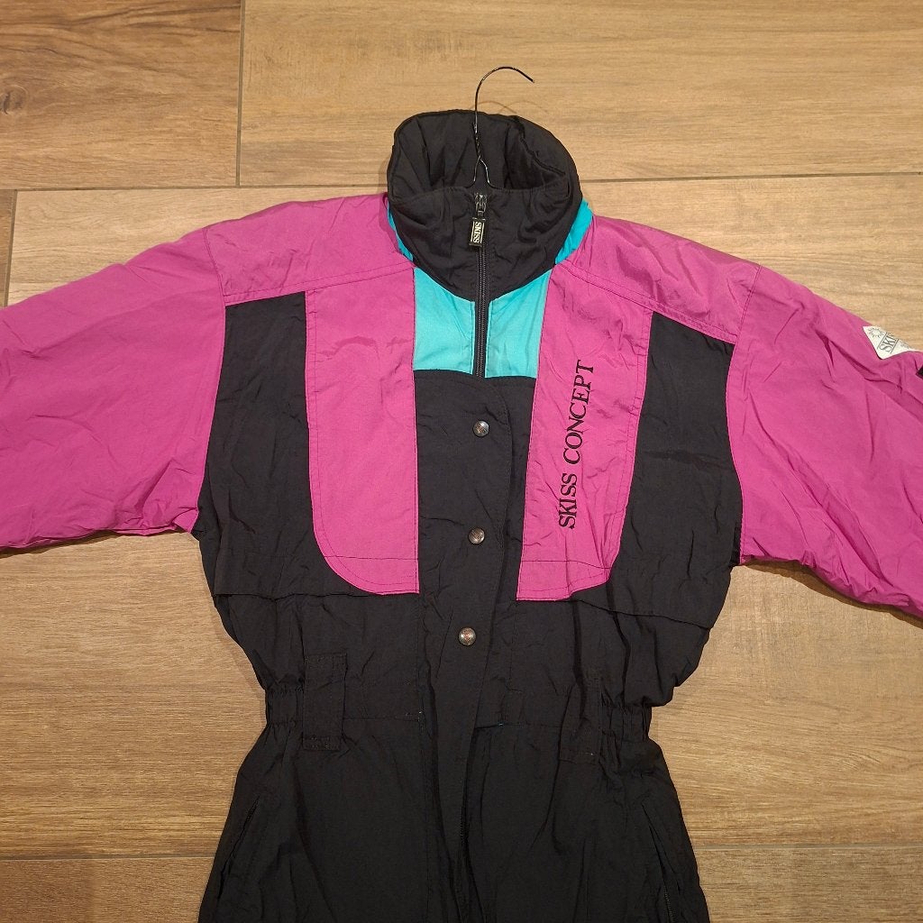 Vintage / retro 90s fout skipak maat S/ 36 merk Skiss, Kleding | Dames, Ophalen of Verzenden, Maat 36 (S), Skiss, Gedragen