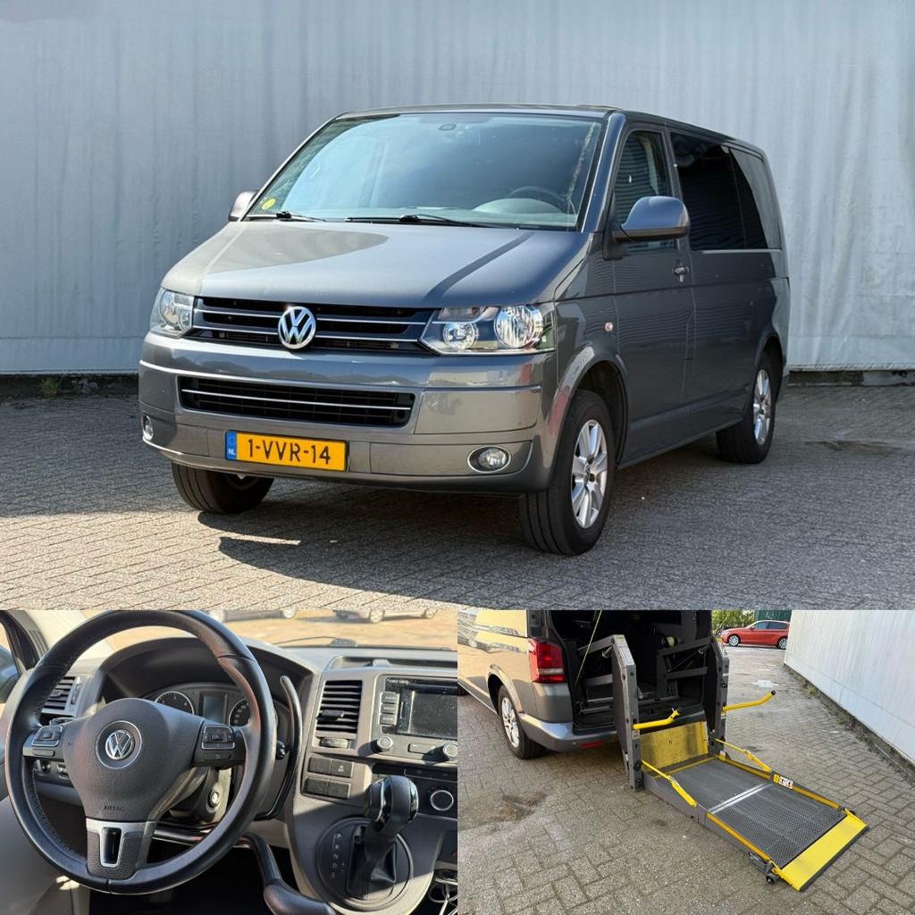 Volkswagen Transporter 2.0 TDI AANGEPAST VOOR ROLSTOEL/ ZELF, Euro 5, Stof, Gebruikt, Parkeersensor