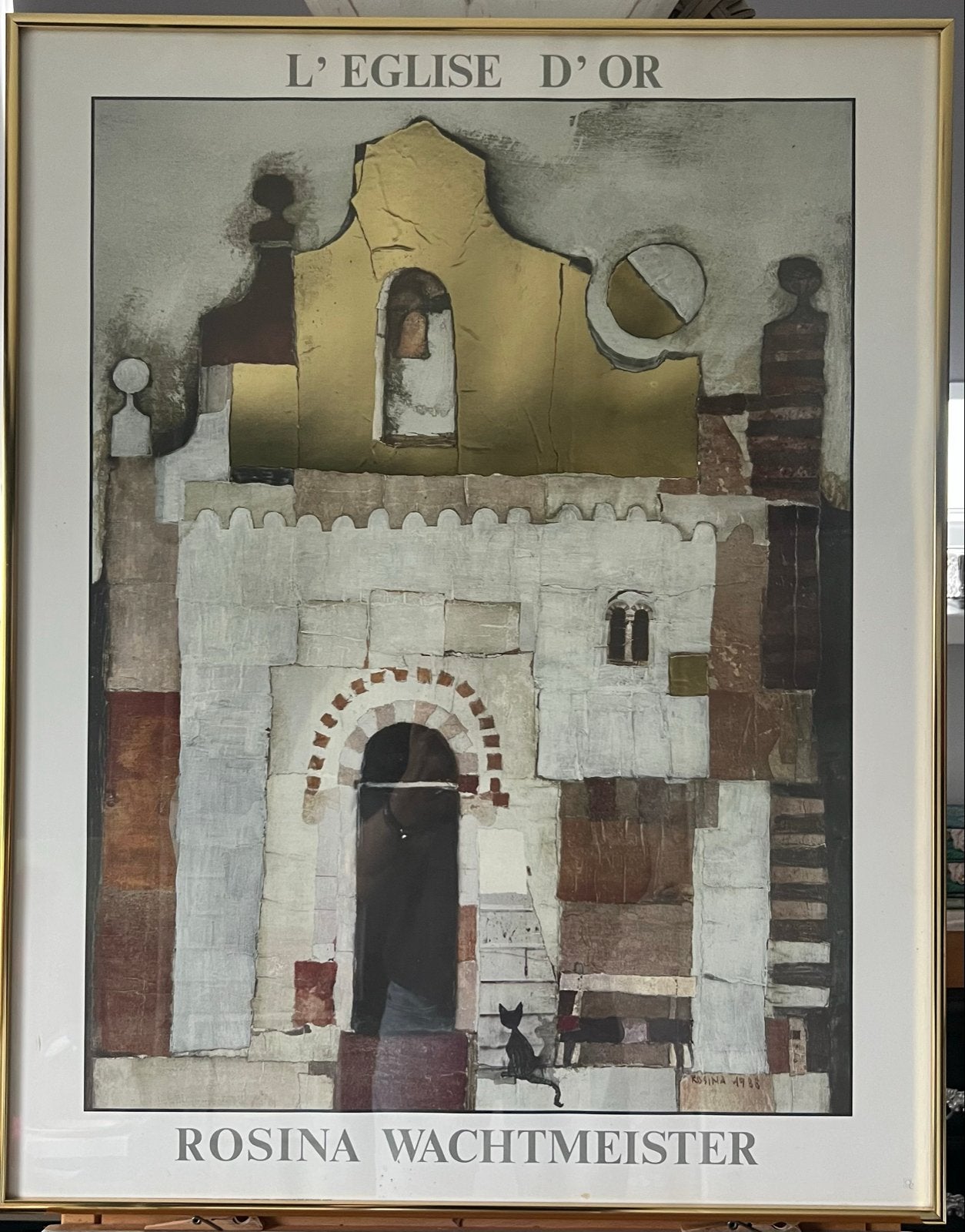 Rosina Wachtmeister - L'Eglise d'Or ingelijste poster, Ophalen