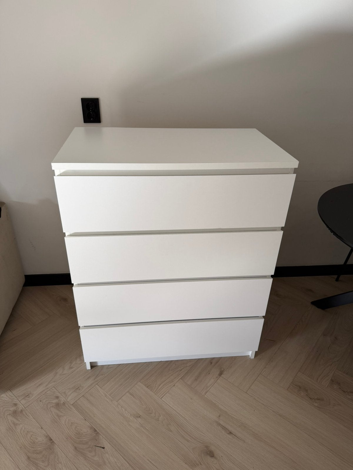 Ikea malm ladekast, Zo goed als nieuw, 3 of 4 laden, Minder dan 100 cm, 25 tot 50 cm