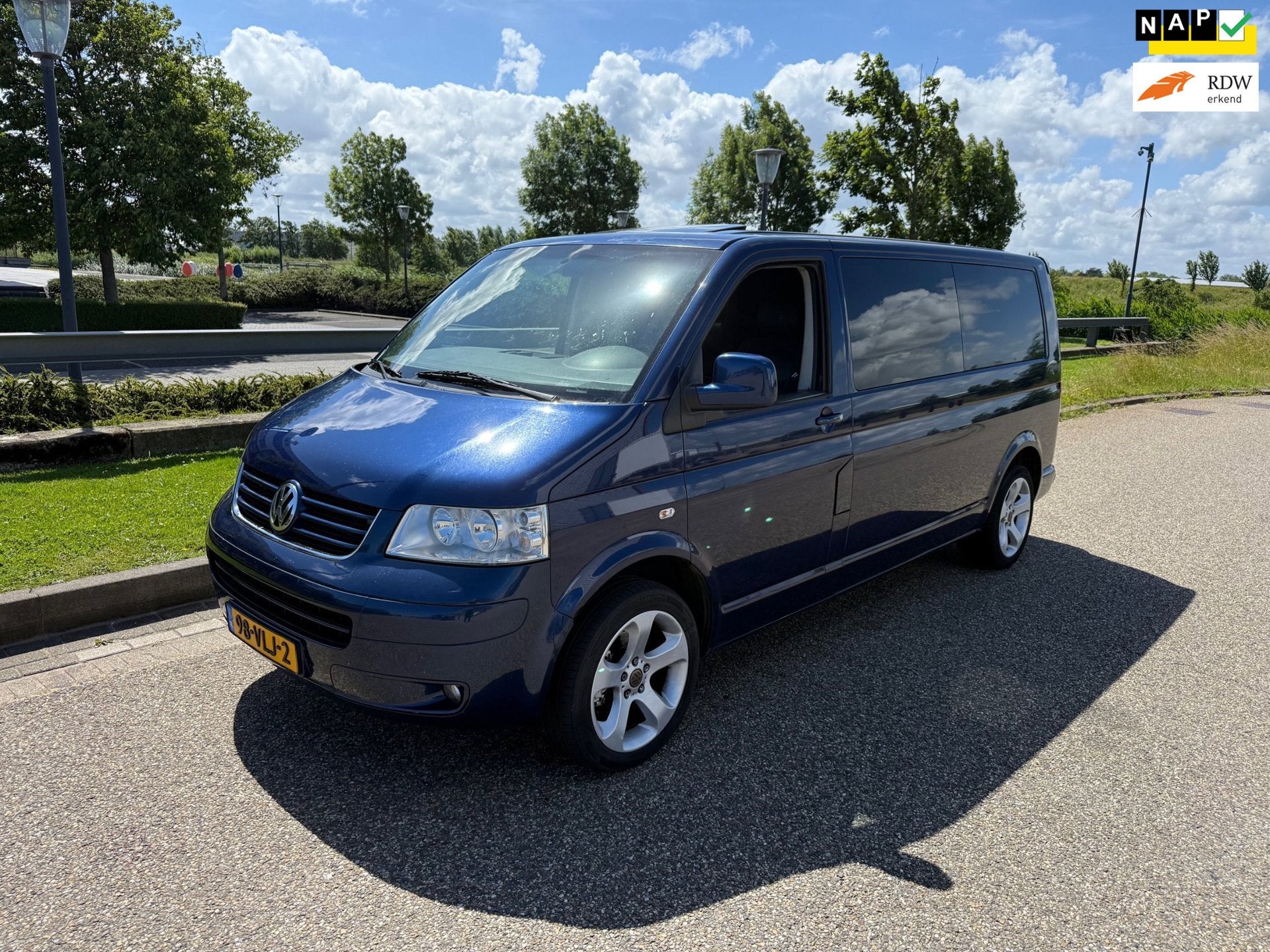 Volkswagen Transporter 2.5 TDI 340 Comfortline DC * GRATIS B, Gebruikt, Zwart, 2020 kg, Bedrijf