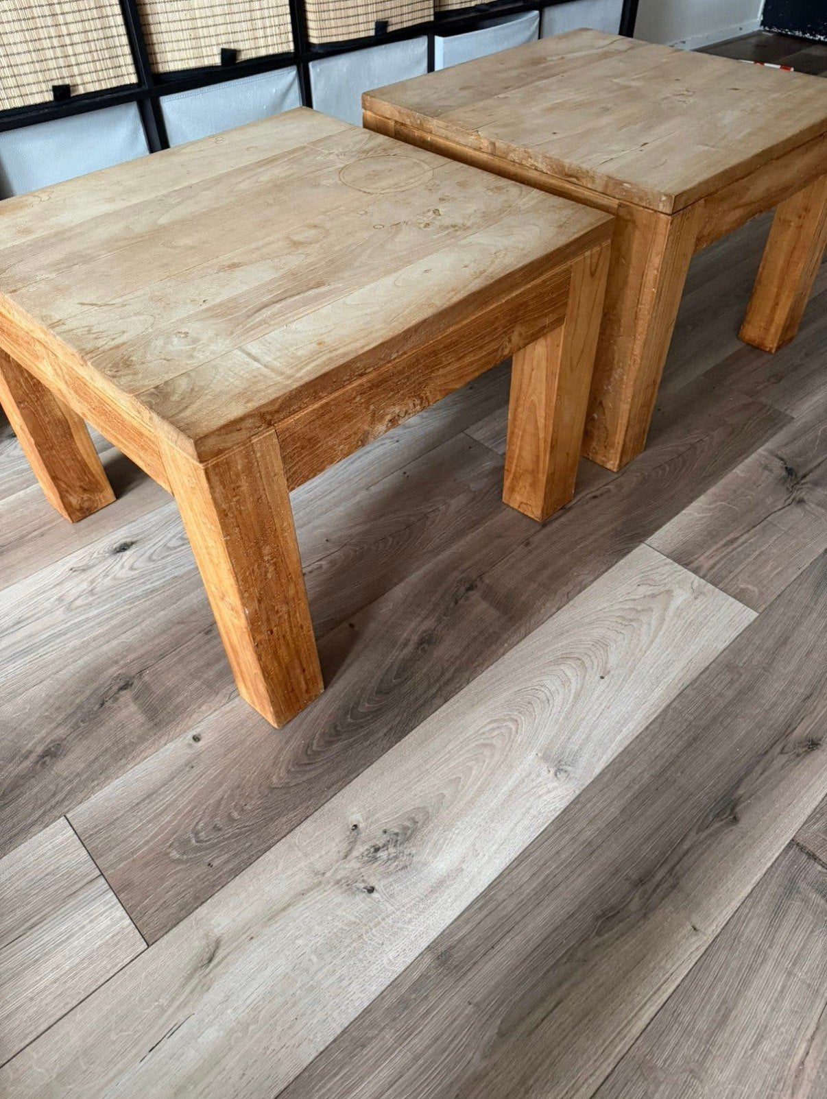 Eikenhouten salontafels, Ophalen, Gebruikt, 50 tot 100 cm, 5 – 50