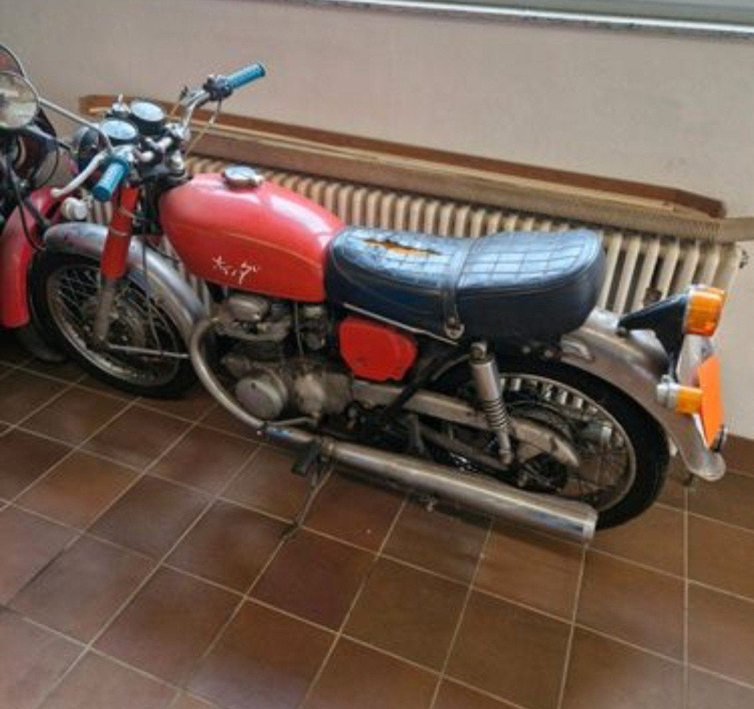 Honda CB250 Schuurvondst voor restauratie/onderdelen, Ophalen