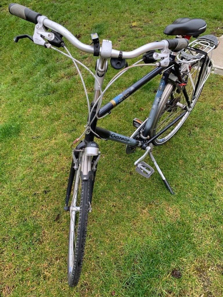 Herenfiets Gazelle, Ophalen, Gebruikt, Versnellingen, 57 tot 61 cm