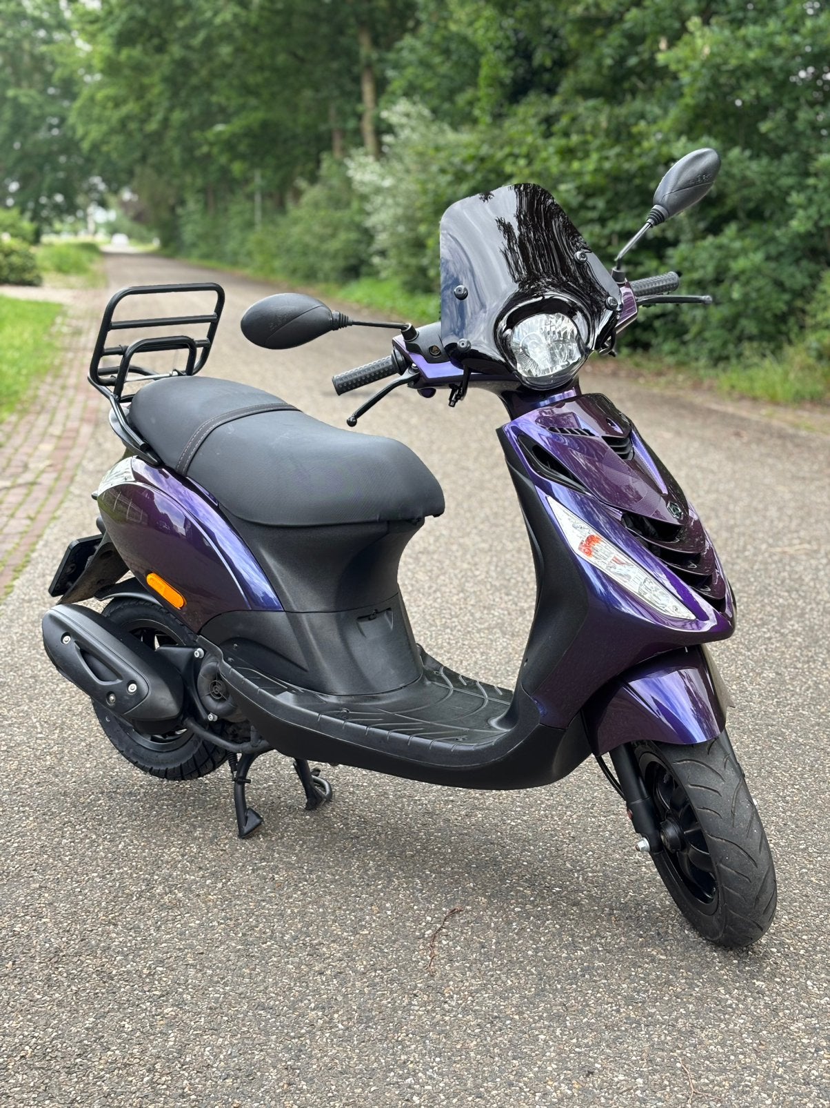 ✅ Zeer Nette Piaggio Zip Sp Snor 2020 4T PURPLE/BLUE! ✅, Fietsen en Brommers, Zip, Ophalen of Verzenden, Zo goed als nieuw, Benzine