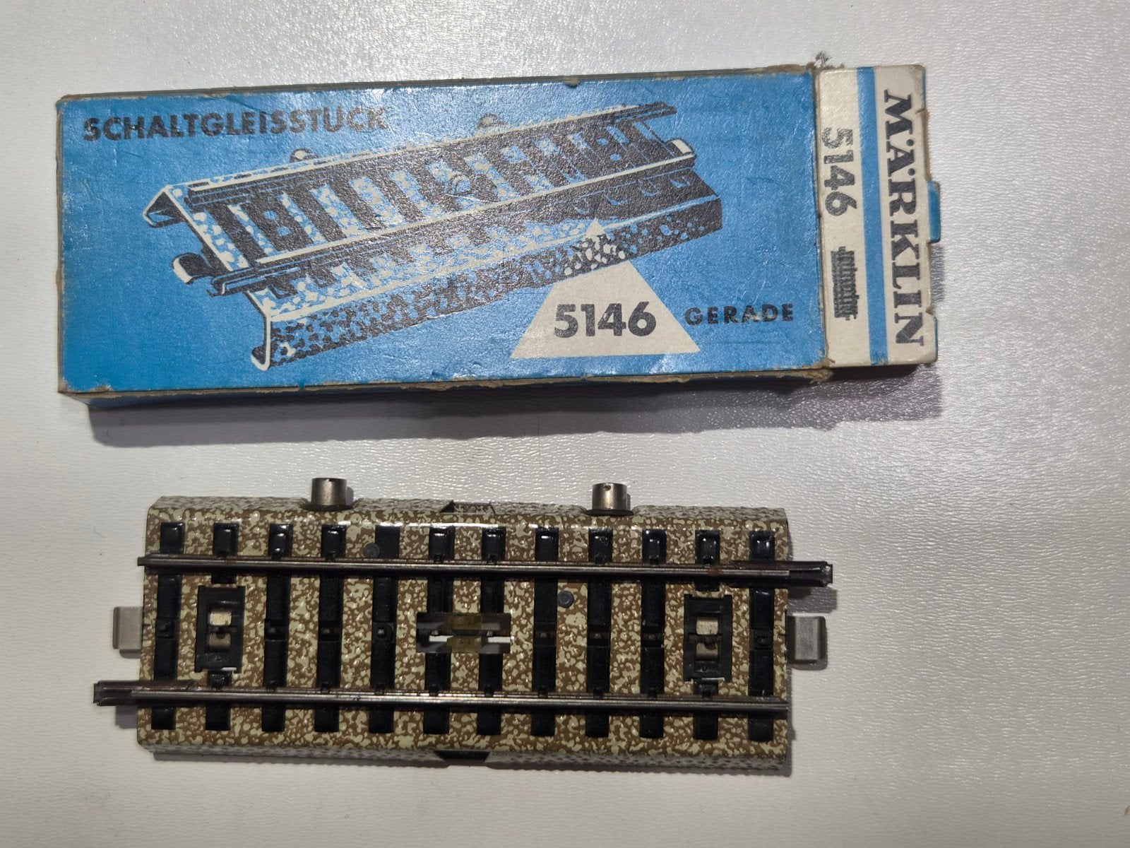 marklin schakel rails 5146, Ophalen of Verzenden, Wisselstroom, Rails, Märklin