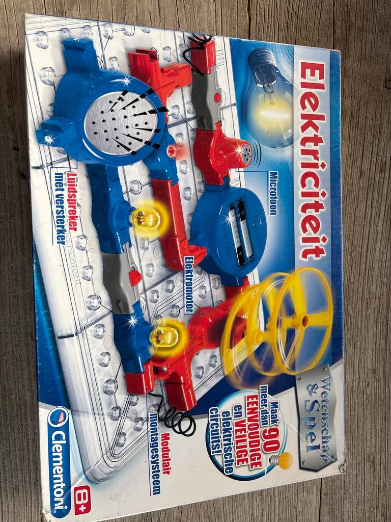Clementoni Elektriciteit & Spel Wetenschapskit, Ophalen, Zo goed als nieuw, Elektronica, Met licht