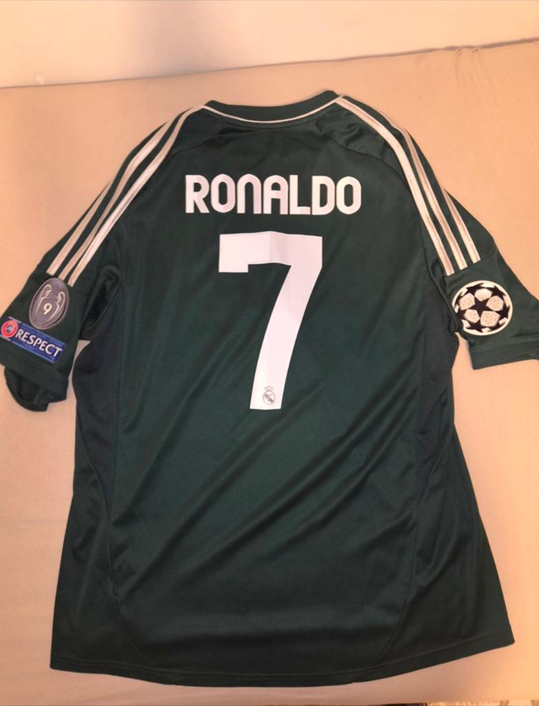 Authentieke Cristiano Ronaldo voetbalshirt, Maat XL, Ophalen, Zo goed als nieuw, Shirt