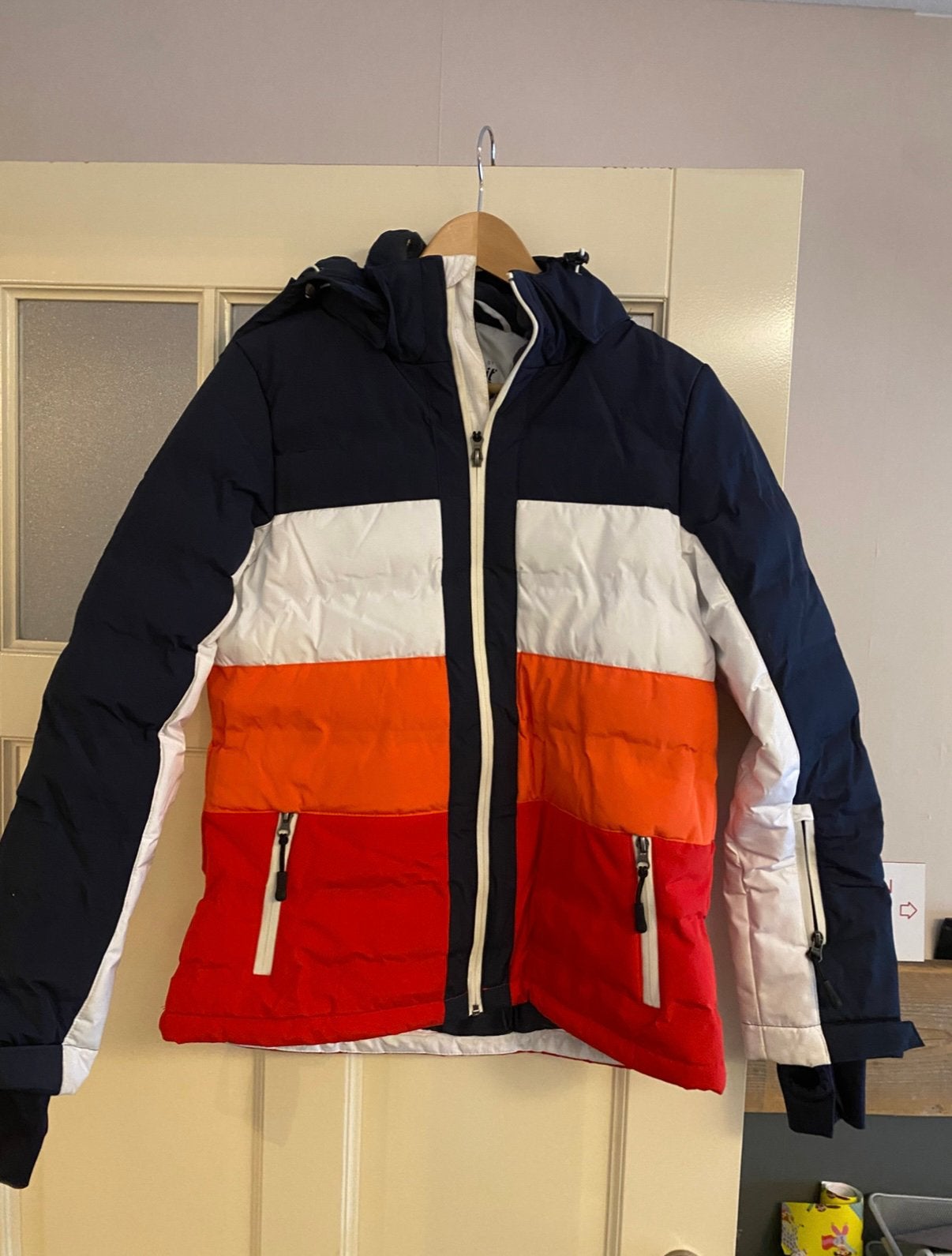 Dames ski jas maat 42, Ophalen of Verzenden, Zo goed als nieuw, Maat 42/44 (L), Zwart