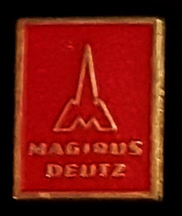 Magirus Deutz speld- rood gelakt, Verzamelen, Verzenden, Nieuw, Transport, Speldje of Pin