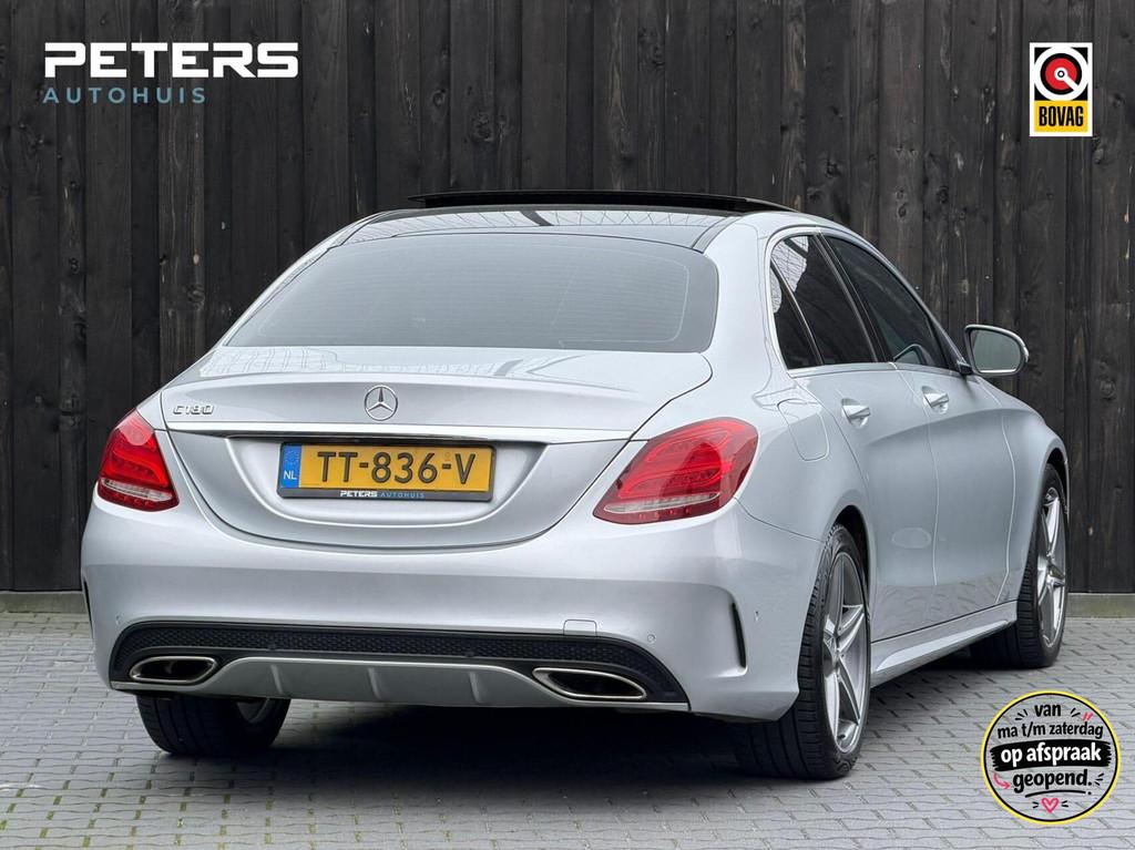 Mercedes C-klasse 180 Prestige| AMG Pakket| Panodak| Keyless, Automaat, Achterwielaandrijving, 19 km/l, Sedan