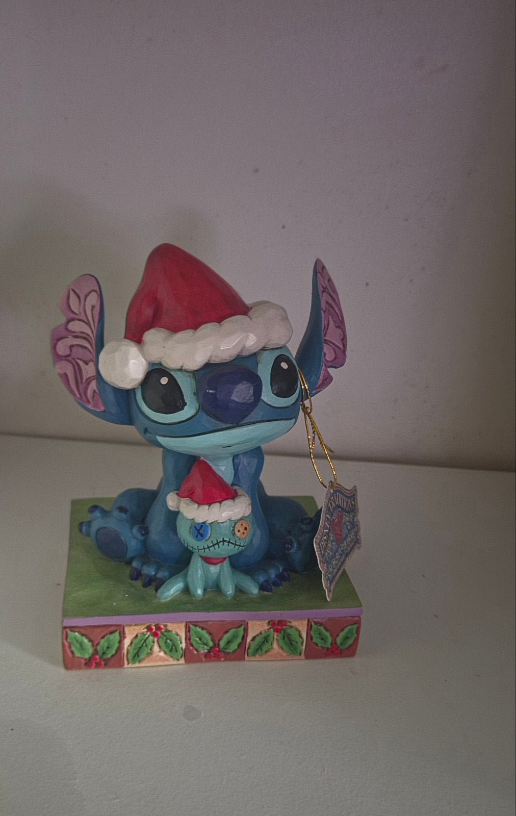 Disney tradition stitch kerst, Verzamelen, Ophalen of Verzenden, Overige figuren, Zo goed als nieuw, Beeldje of Figuurtje