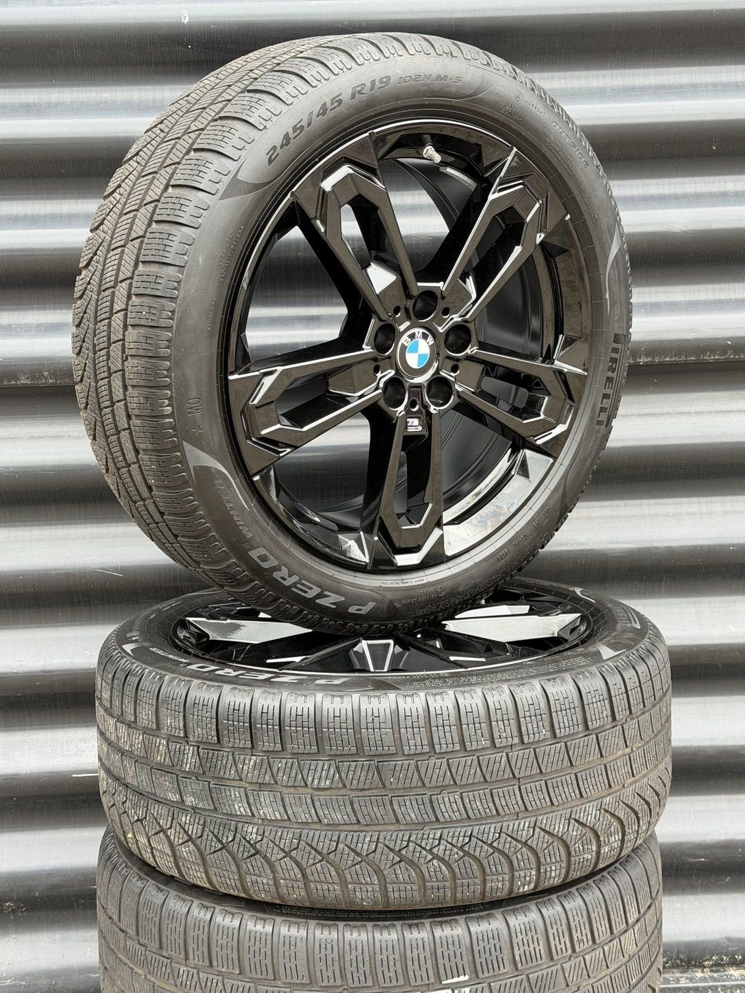 19” Orig BMW M X1 U25 iX1 U11 X2 U10 iX2 Velgen Winterbanden, Gebruikt, -, -, Banden en Velgen