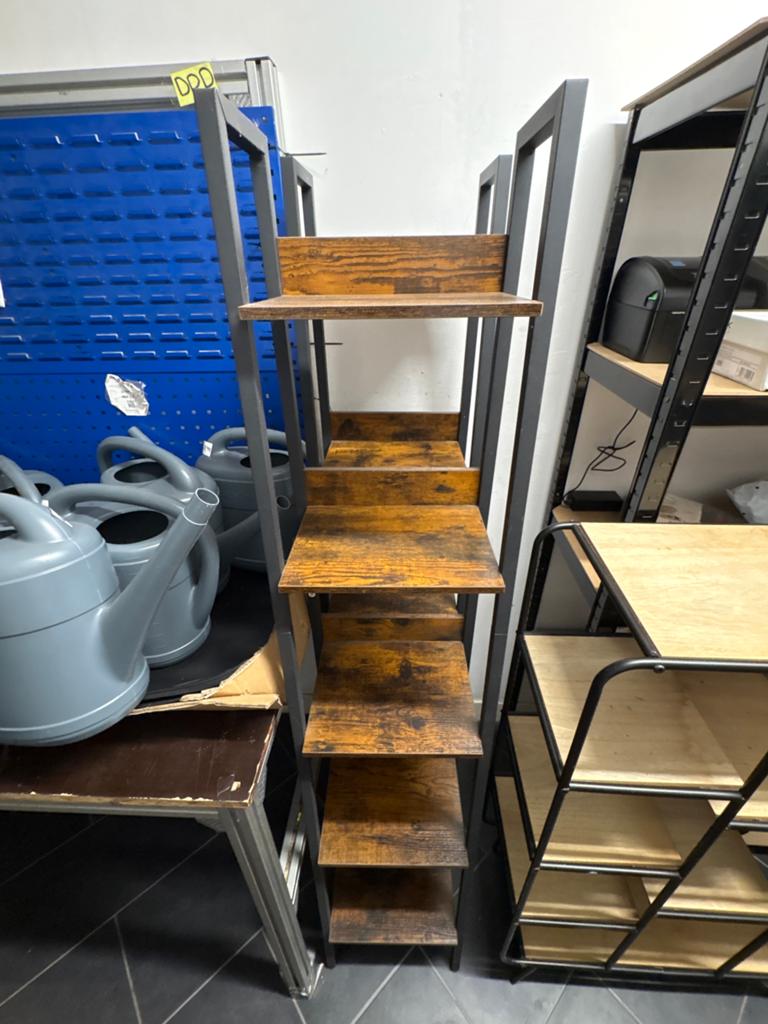 2 Mooie Stellingen 180 cm - Industriële Look, Huis en Inrichting, Kasten | Stellingkasten, Ophalen, Gebruikt