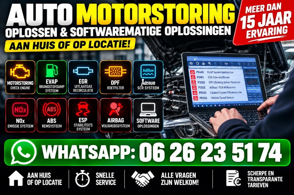 Auto Motorstoring Oplossen & Softwarematige Oplossingen, Ophalen of Verzenden
