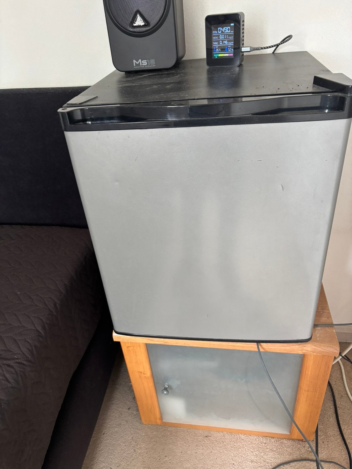 Klein koelkastje, Ophalen, Zonder vriesvak, Minder dan 85 cm, Energieklasse A of zuiniger