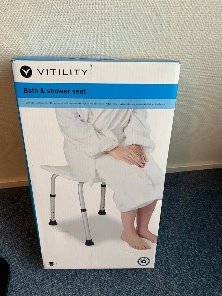 Bad en of douche krukje, Minder dan 50 cm, Overige typen, Ophalen of Verzenden, Zo goed als nieuw