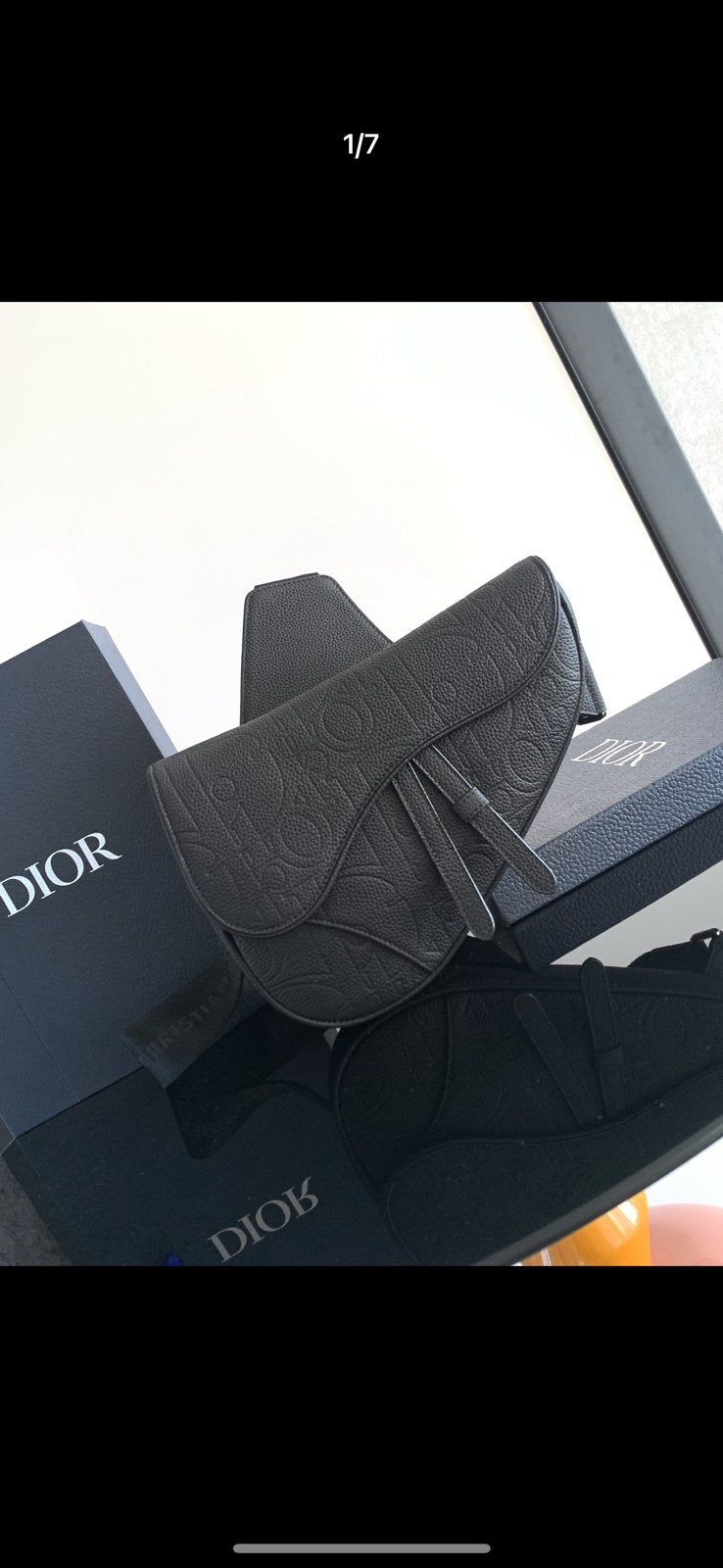 Dior saddle bag zijtas schouder tas zomer tas super edition, Ophalen of Verzenden, Nieuw, Zwart