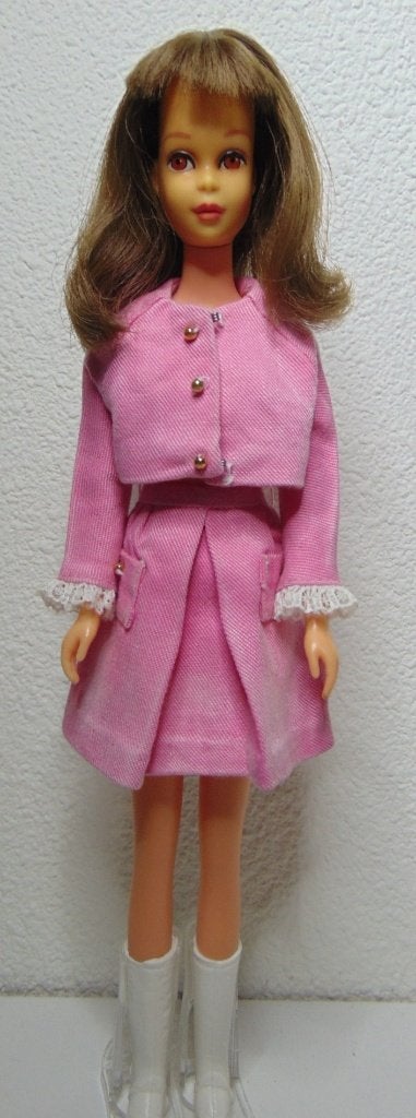 Prachtige Francie Barbie vintage pop met outfit, Ophalen of Verzenden, Gebruikt, Pop