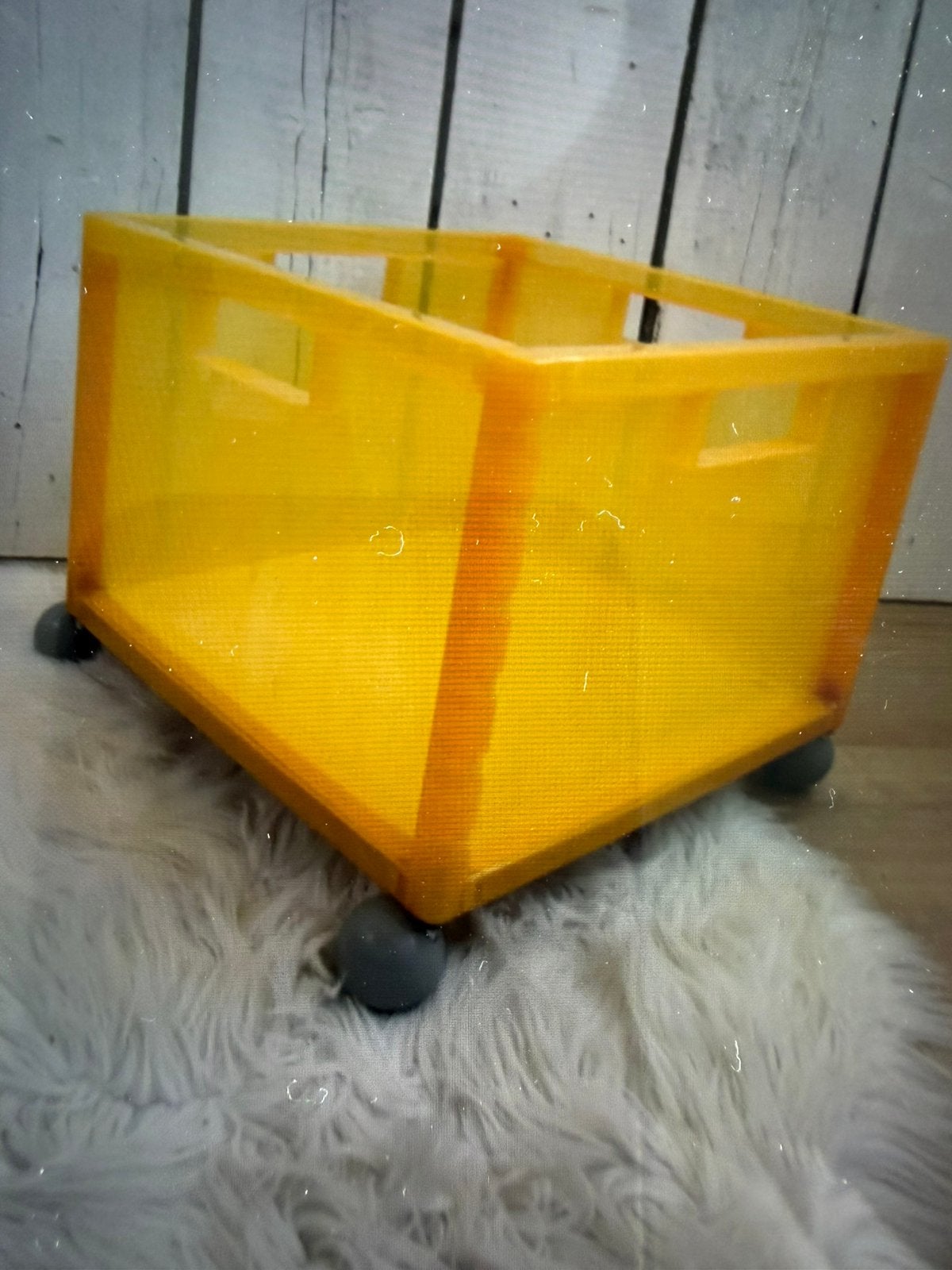 Ikea kunstof opbergkrat op wieltjes 37x37 cm  nog als nieuw, Ophalen, Overige stijlen, Kunststof, Zo goed als nieuw