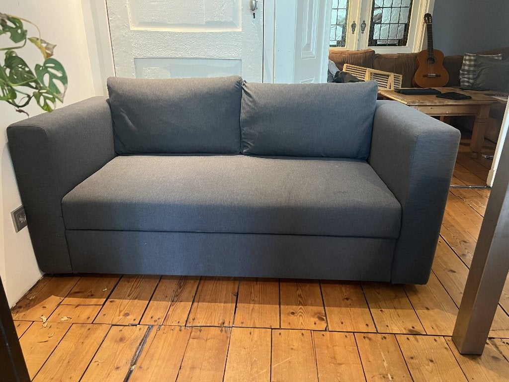 Sofa Bed with storage, Tweepersoons, 75 tot 100 cm, Ophalen of Verzenden, Zo goed als nieuw