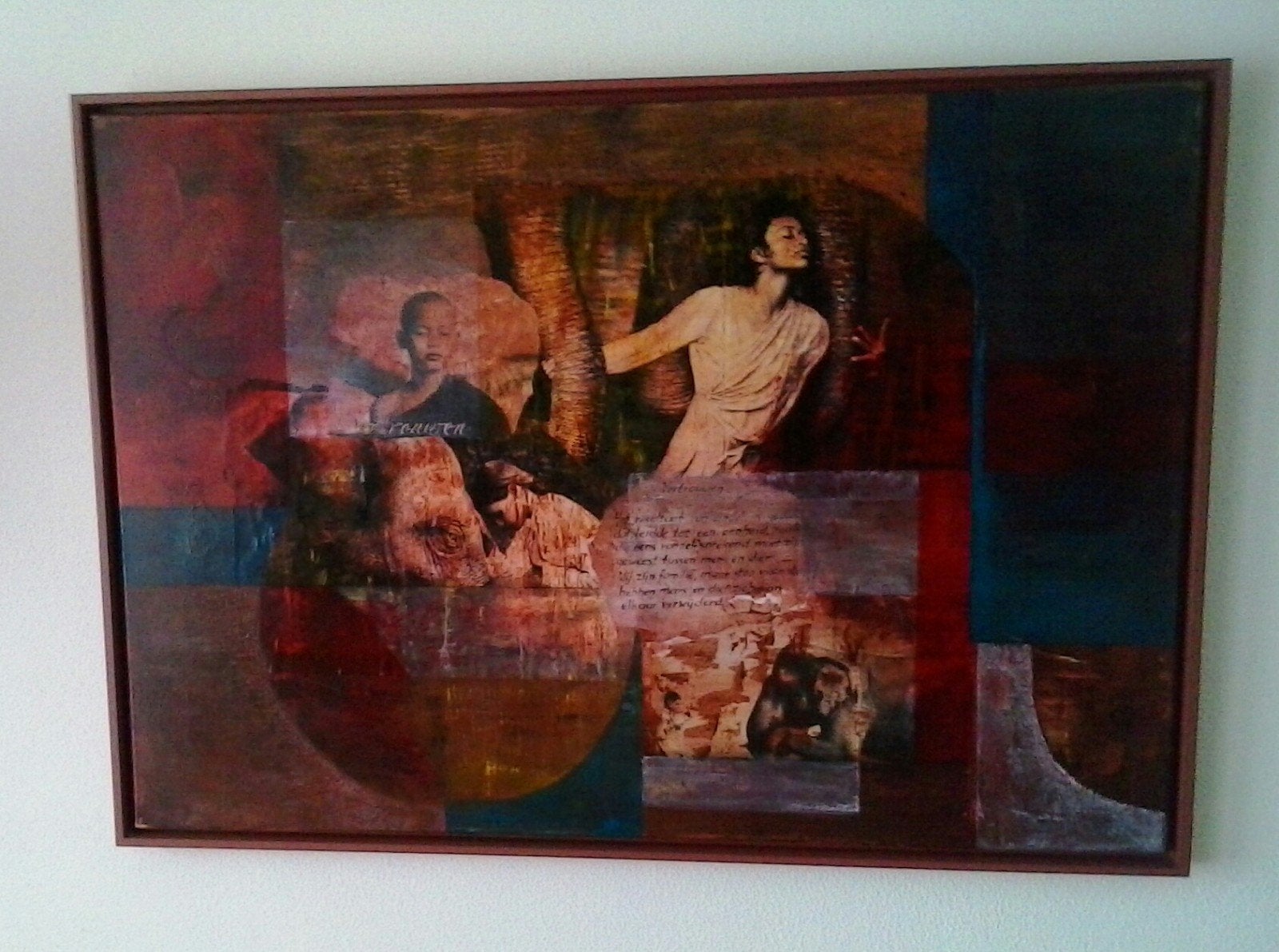 Groot schilderij 'Vertrouwen', Ophalen