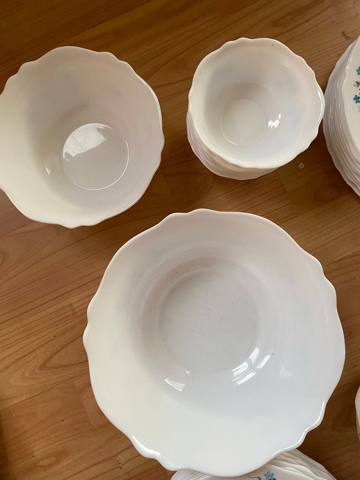 Arcopal Veronica servies: diepe, diner, kleine borden & scha, Huis en Inrichting, Keuken | Servies, Ophalen, Gebruikt, Overige merken
