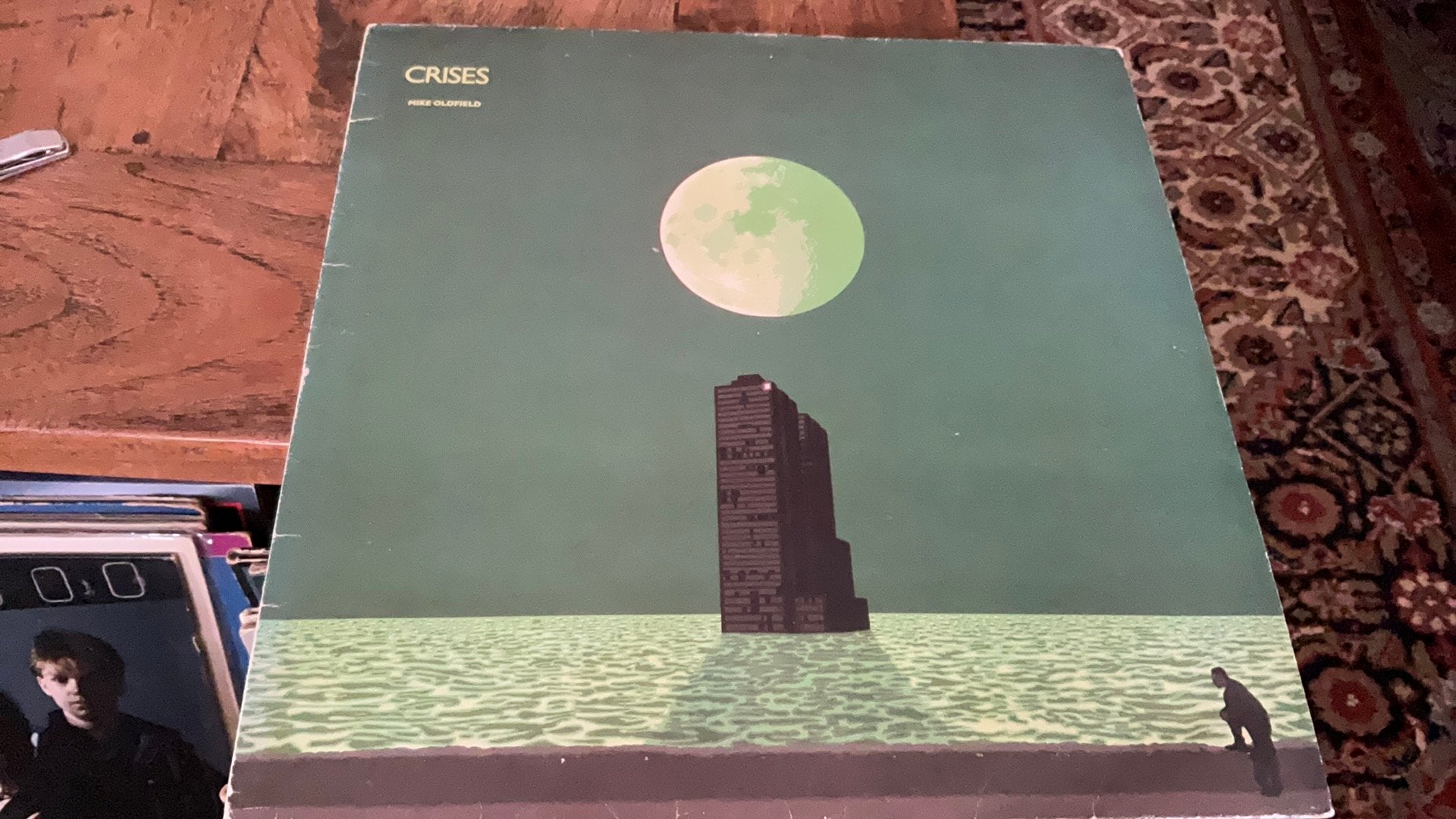 Mike Oldfield. Crises, Cd's en Dvd's, Vinyl | Rock, Ophalen of Verzenden, Zo goed als nieuw, Overige formaten, Poprock