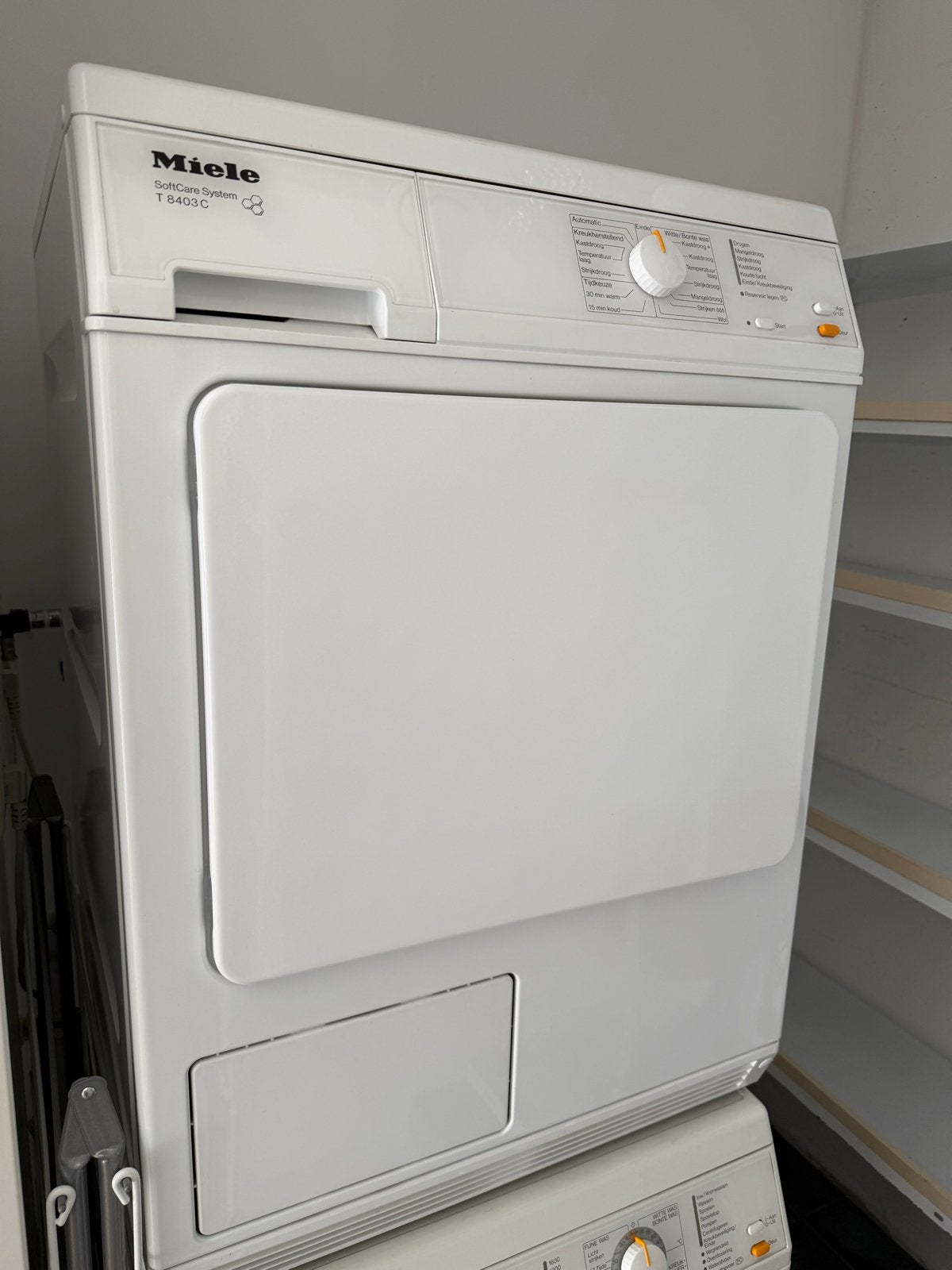 Miele T 8403 C Vrijstaande Condensdroger 6 kg Energieklasse, Ophalen, Gebruikt, 4 tot 6 kg, 85 tot 90 cm