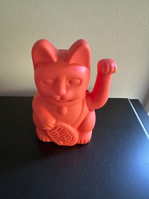 Donkey lucky Cat oranje, Ophalen of Verzenden, Zo goed als nieuw