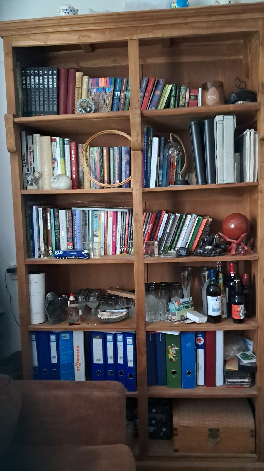 boekenkast met trap, Ophalen, Met plank(en), Gebruikt, 100 tot 150 cm