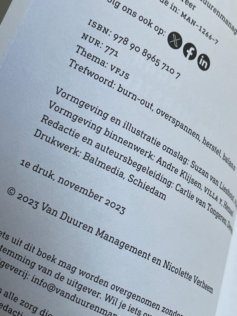 Survivalgids voor burn-out  /6 stappen naar duurzaam herstel, Ophalen of Verzenden, Nieuw, Overige onderwerpen