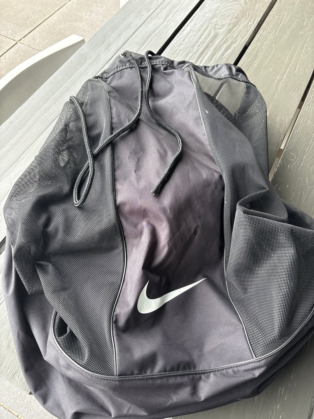 Nike voetbaltas met trekkoord, Sieraden, Tassen en Uiterlijk, Tassen | Rugtassen, Overige merken, 40 cm of meer, Gebruikt, Ophalen of Verzenden