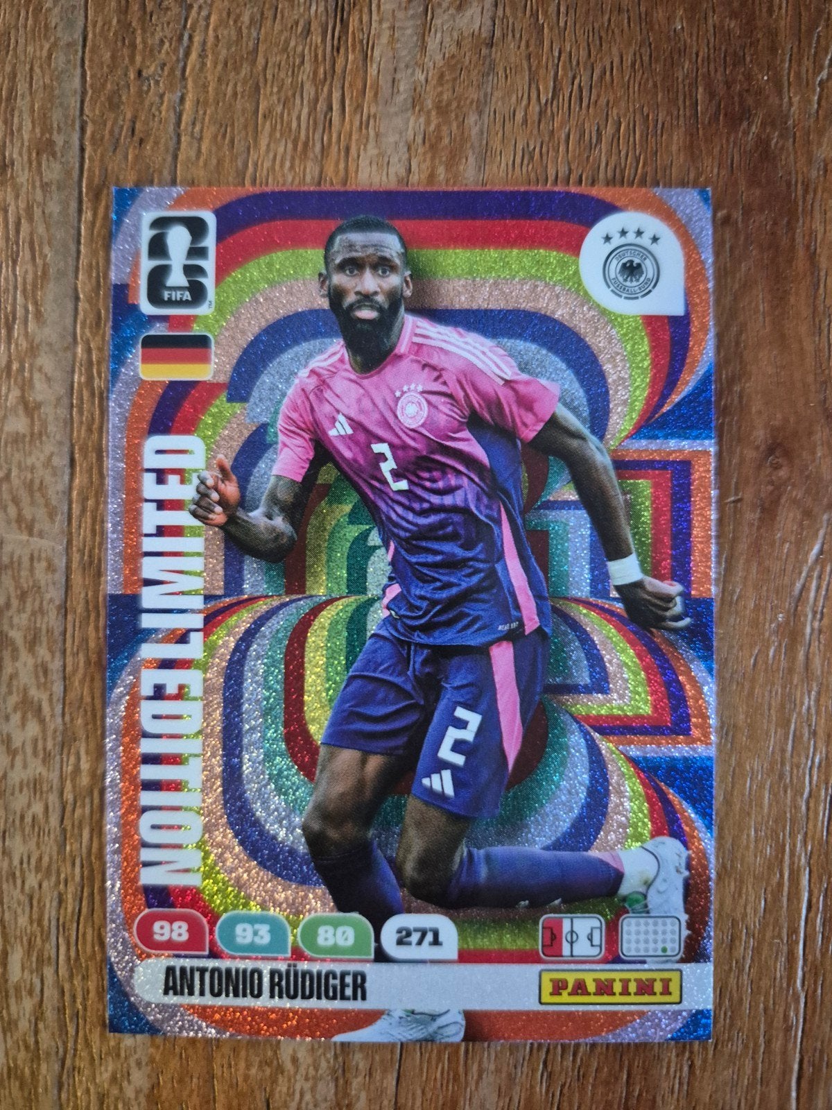 Panini voetbalkaartje Antonio Rüdiger, Ophalen of Verzenden, Nieuw, Buitenlandse clubs, Poster, Plaatje of Sticker