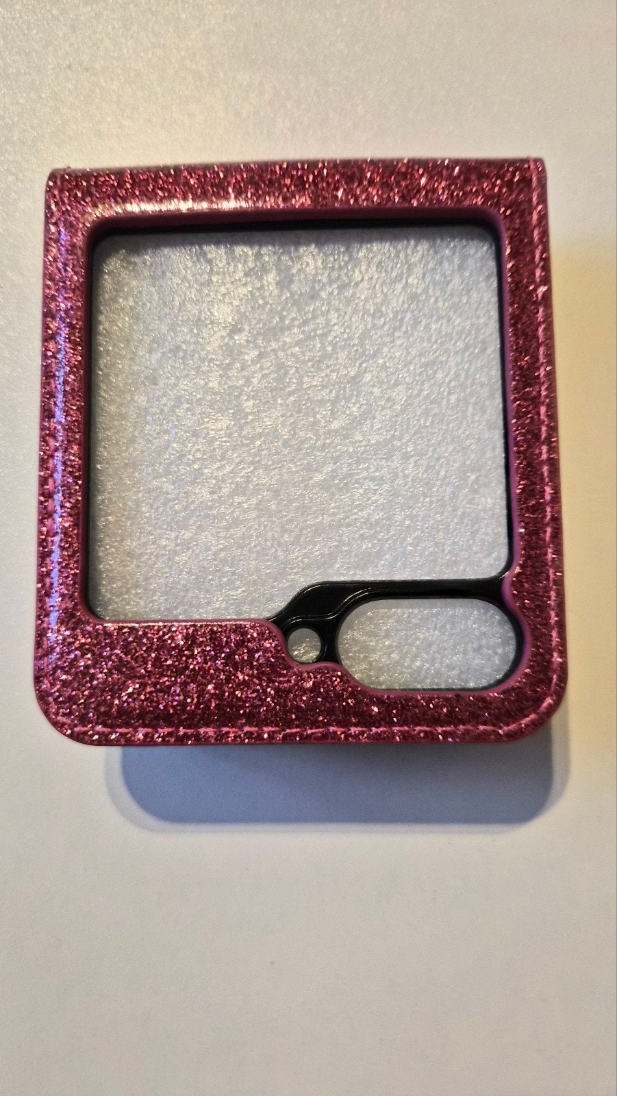 NIEUW Samsung Galaxy Flip 5 hoesje met pasjehouder, Ophalen, Nieuw, Roze, 128 GB