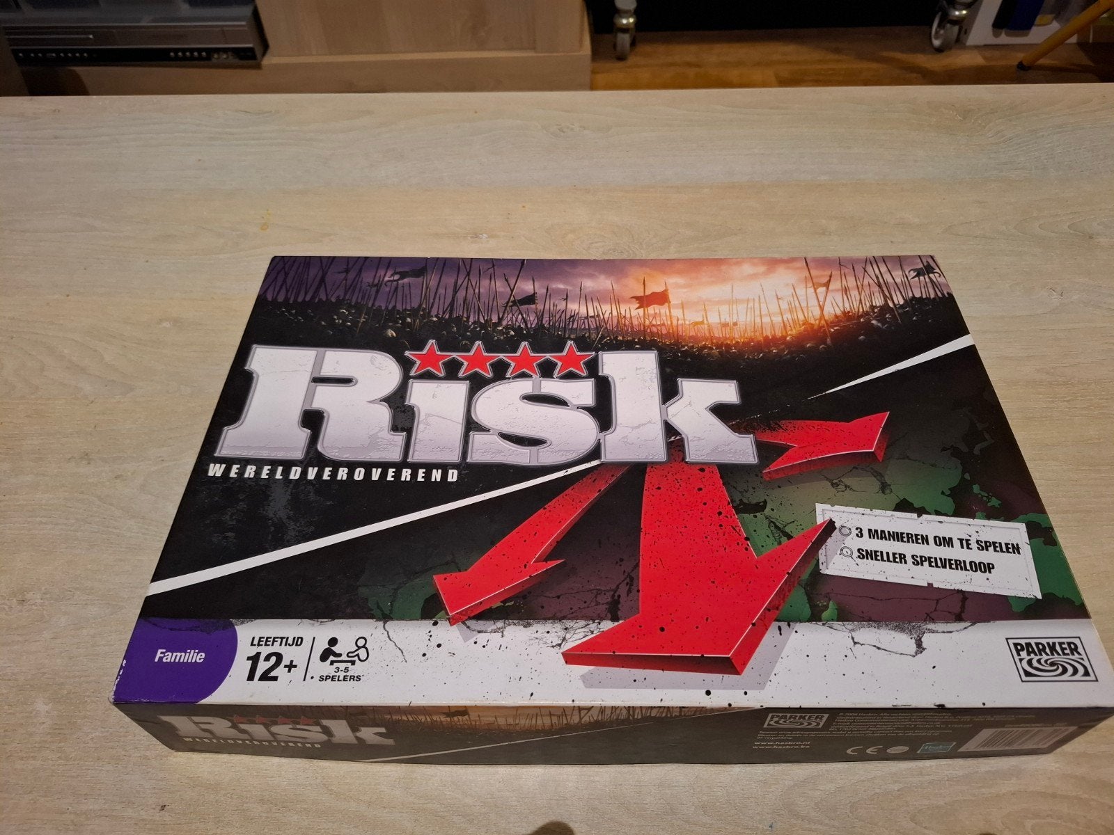 Risk Wereldoveroverend Bordspel - Zo goed als nieuw, Parker, Vijf spelers of meer, Ophalen of Verzenden, Zo goed als nieuw