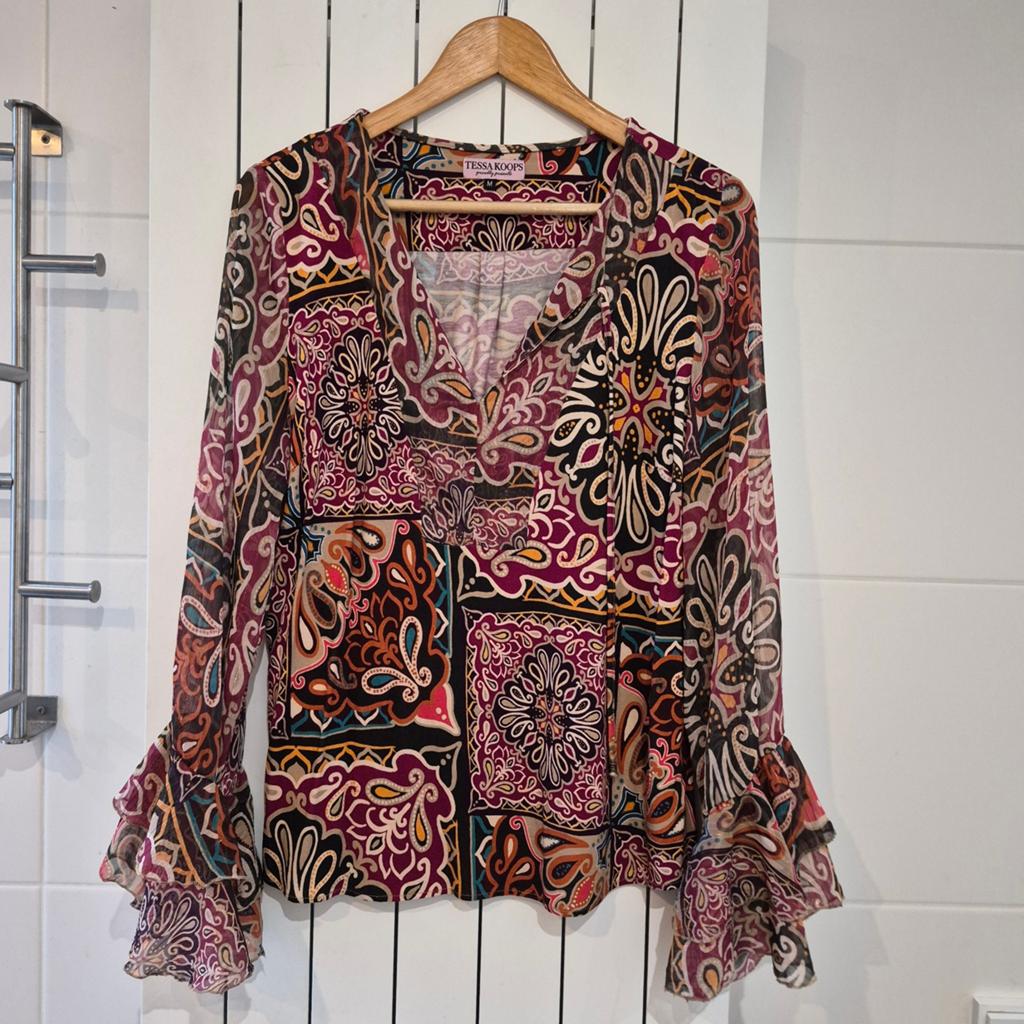 Tessa koops blouse maat M als nieuw, Kleding | Dames, Ophalen of Verzenden, Zo goed als nieuw, Maat 38/40 (M)