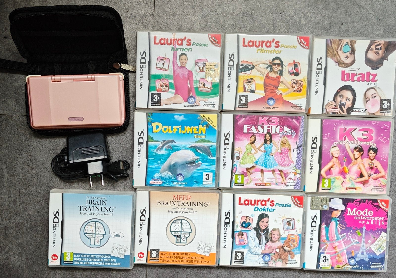Nintendo DS Phat | Roze DS Fat | Original NDS | DS Classic, Spelcomputers en Games, Spelcomputers | Nintendo DS, Gebruikt, DS Original of Phat