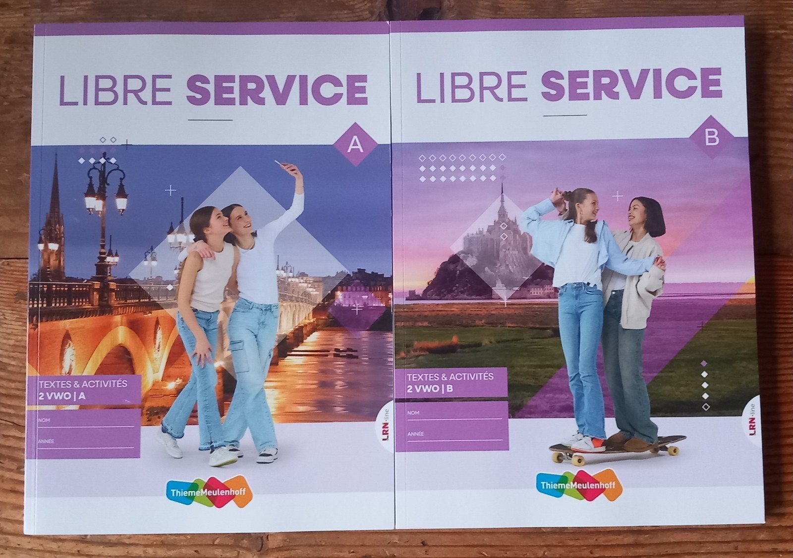 Set werkboeken Frans VWO 2 Libre Service A en B, Boeken, Ophalen of Verzenden, Nieuw