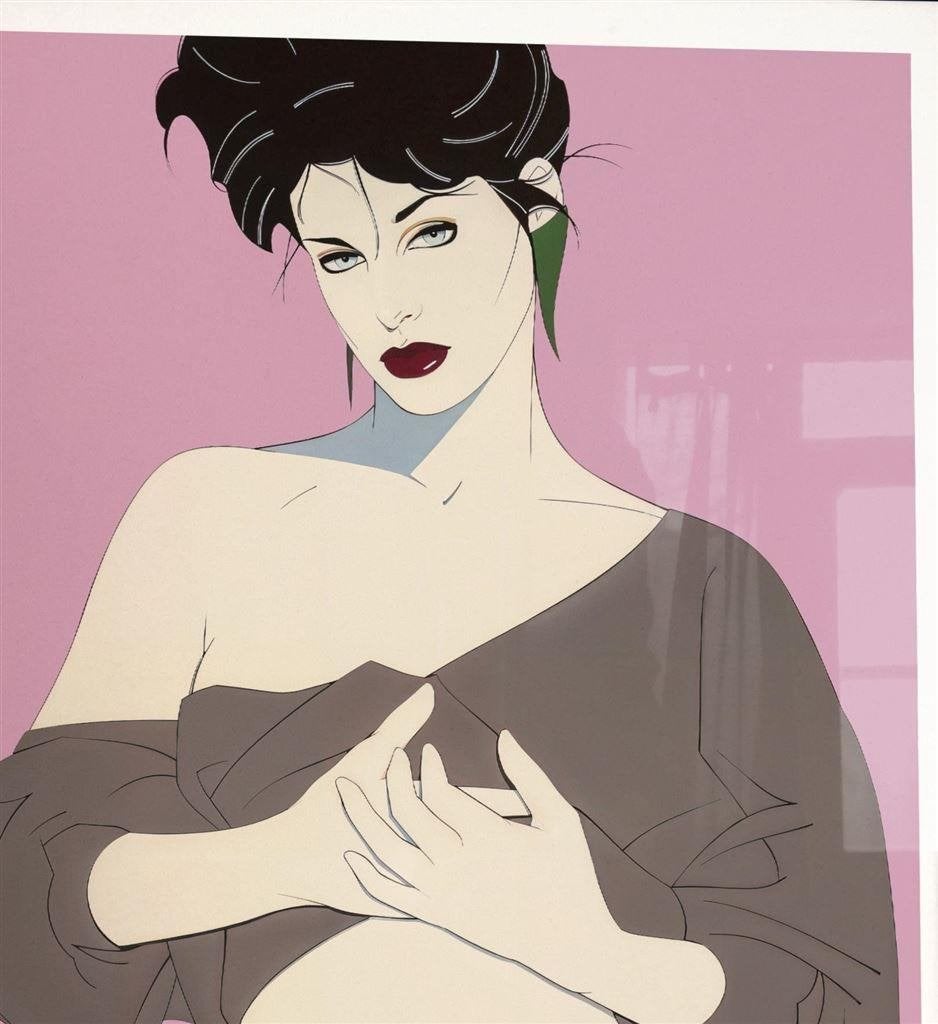 PATRICK NAGEL 80\'s Pop Art Poster in Lijst #2, Verzenden, Nieuw, A1 t/m A3, Film en Tv