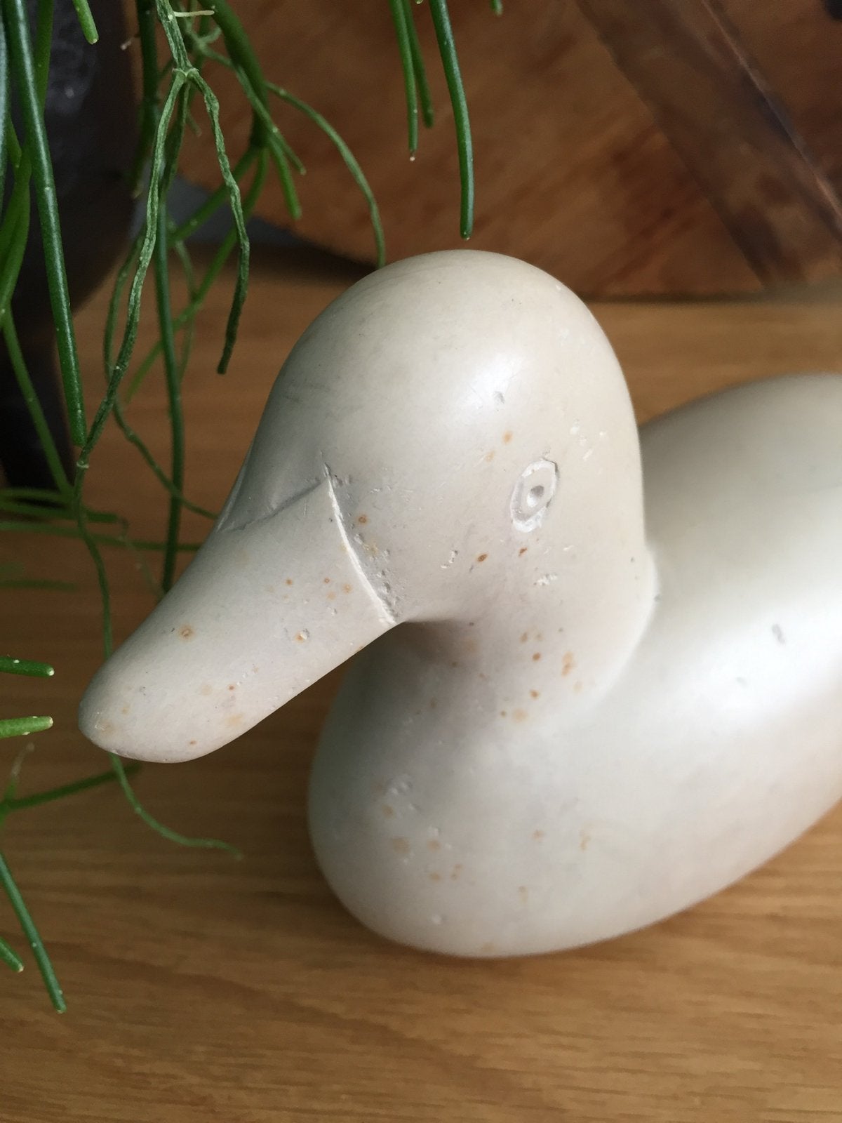 Watervogel / Eend  / Massief /Handwerk / Design, Ophalen of Verzenden, Zo goed als nieuw