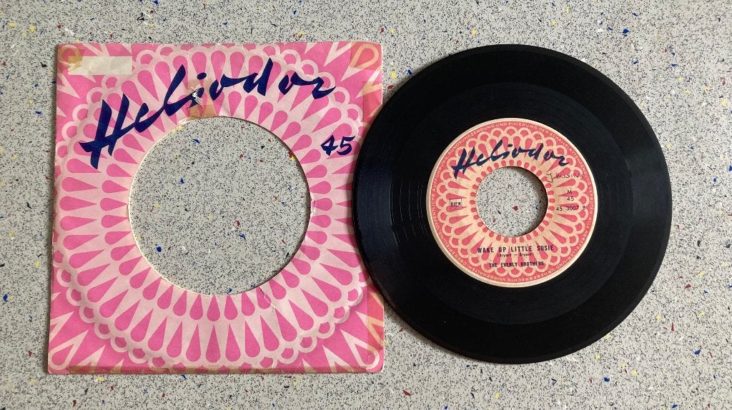 Jukebox Single Wake up Little Susie - Everly Brothers, Cd's en Dvd's, Vinyl Singles, Verzenden, 7 inch, Zo goed als nieuw, Pop