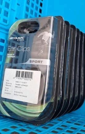 6x Aircoustic by Vivanco Sport Ear Clips - Nieuw, Ophalen of Verzenden, Nieuw, Overige merken