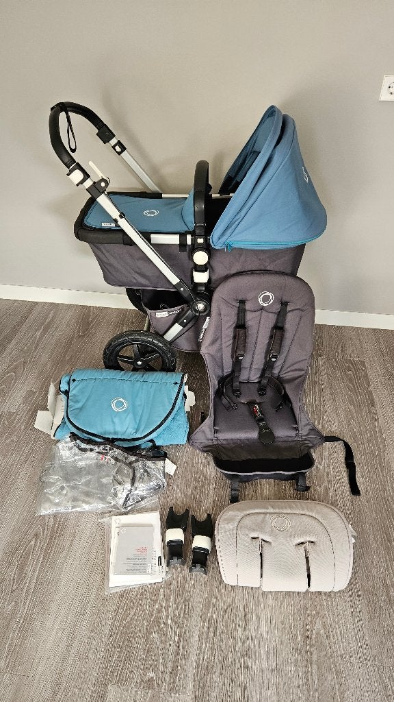 Bugaboo complete kinderwagen, Gebruikt, Verstelbare duwstang, Bugaboo, Ophalen